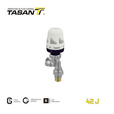 3/8inch ~ 3/4inch Radiator Manual Valve วาล์วทองเหลือง Trv สำหรับเครือข่ายน้ำมันเบนซิน 42J