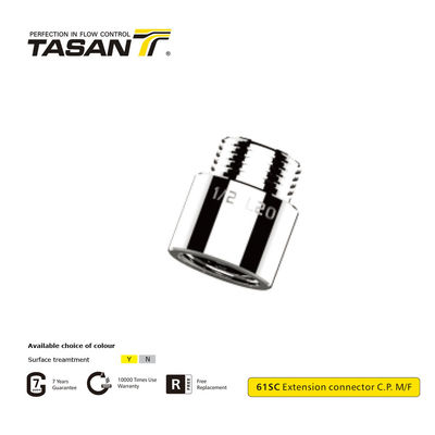 ขั้วต่อส่วนต่อขยายท่อประปาทองเหลือง M/F ป้องกันการกัดกร่อน 61SC